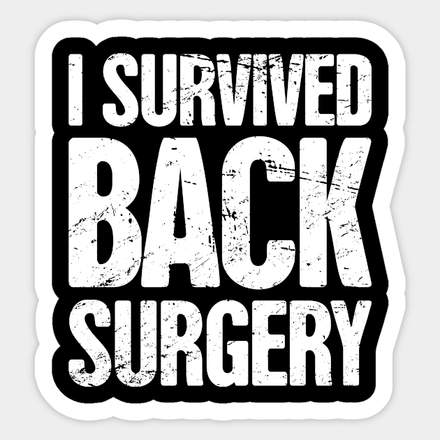 Spinal Fusion - Spine Back Surgery Get Well Gift Sticker by Wizardmode